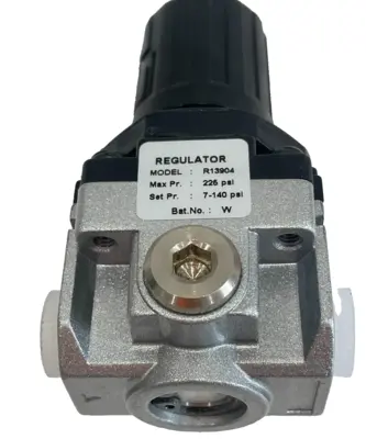 NEW DYNAFLO R13904 AIR REGULATOR 220 PSI MAX 0425916