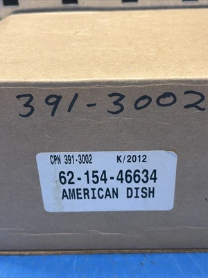 NEW american dish service 391-3002