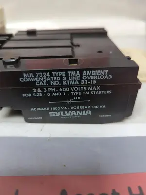 New | in-Stock SYLVANIA KTMA31-15 Miscellaneous Equipment (Electrical & Power) | Surplus Asset Holdings #1202155