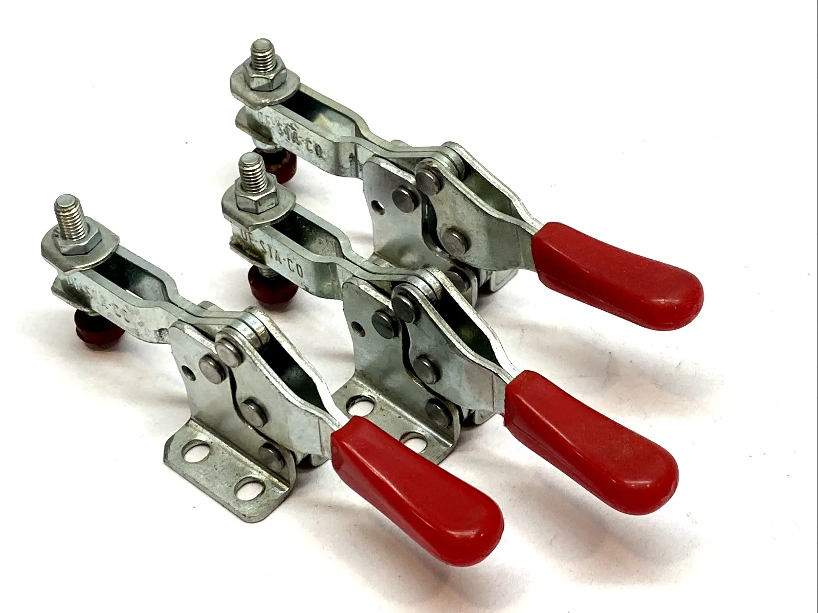 USED DESTACO HORIZONTAL HOLD-DOWN TOGGLE CLAMP LOT OF 3