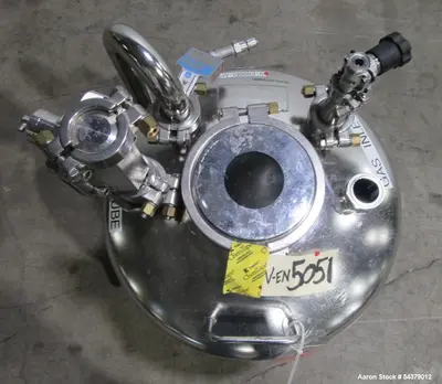 Used 31.8 Liter Stainless Steel Process Tank – Dual Jacket Pressure Vessel