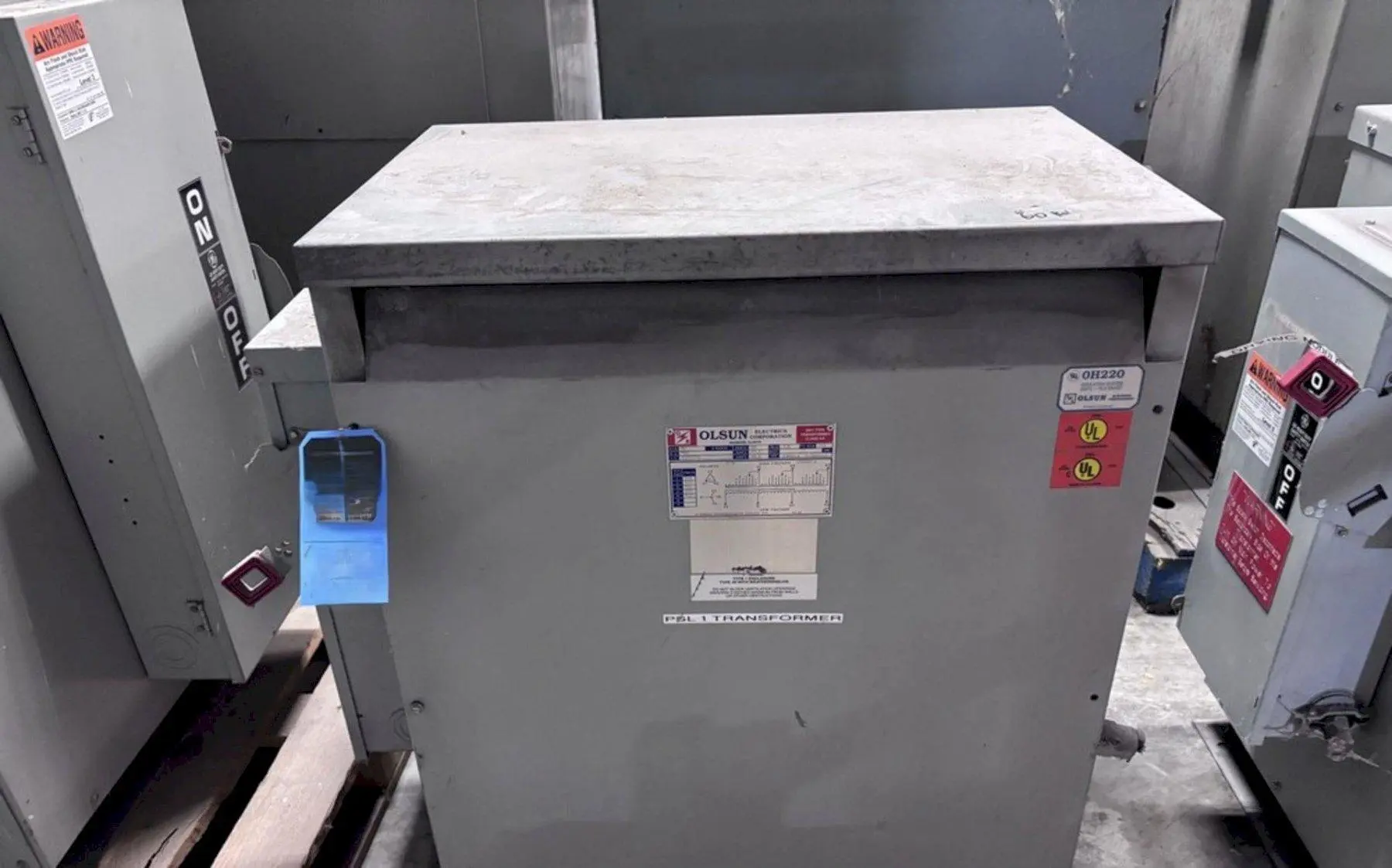 60 KVA OLSUN 480V <-> 400Y / 231V CLASS AA DRY TYPE ELECTRICAL TRANSFORMER: YOBRO #24590