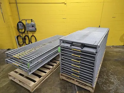 Used HYTROL ABLR CONVEYOR Roller Conveyors Wisconsin US | Packer City Sales #1304197