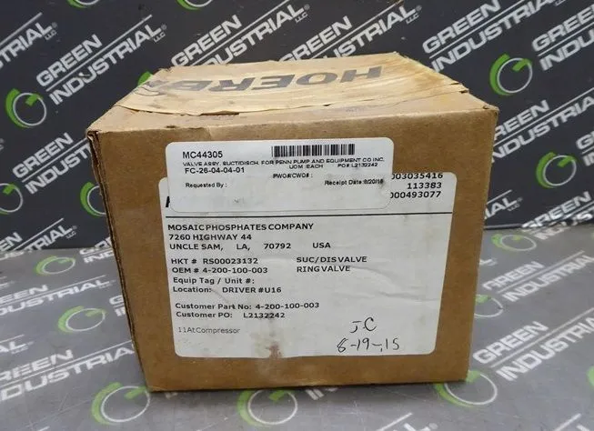 Used HOERBIGER _UNKNOWN_ Air Compressor Parts | Green Industrial #673715