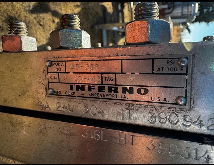 Used 1990 PRECISION STAINLESS MP-318 Stainless Steel Tanks California US | Machinery & Equipment #170296