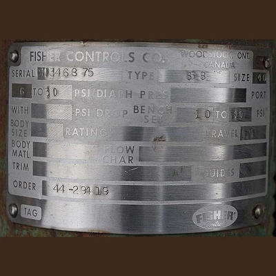 Fisher Controls Valve Actuator