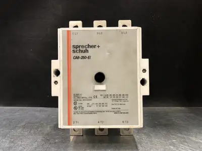 USED SPRECHER + SCHUH CA6-250-EI-11