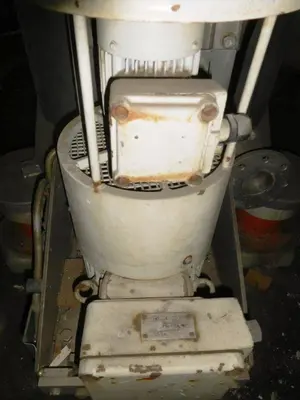 Ellerwerk 733 C perforate basket centrifuge, 316SS.