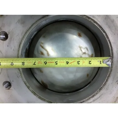 Used 8" Clyde Bergemann Pneumatics Spheri Dome Spherical Valve