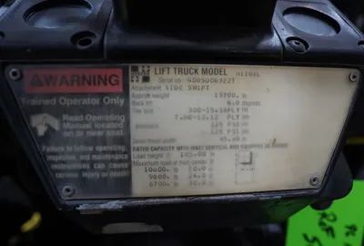 Used 1996 HYSTER H110XL Misc Forklifts CA | Axiom Machinery #1311270