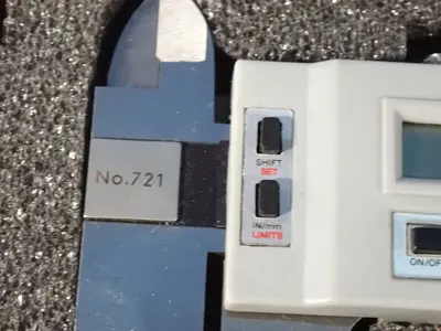 Used STARRETT 721 Vernier Calipers Ohio US | HGR 24 #1233407