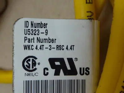 NEW TURCK ELEKTRONIK WKC4.4T-3-RSC 4.4T