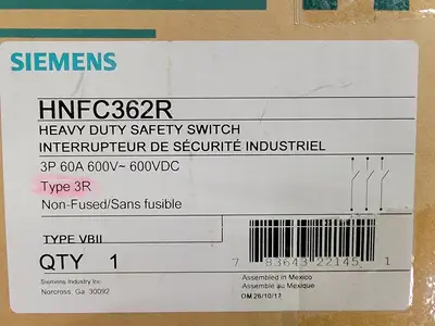 NEW SIEMENS HNFC362R