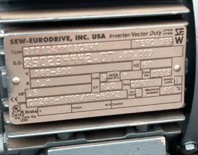 New | in-Stock SEW-EURODRIVE DT71D4MM03CBW1 Misc Industrial Equipment California US | Davliegogo LLC #1712098