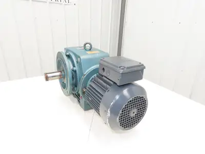 Sew SF72DT90L4 Worm Gearbox 114:1 Reducer 15RPM 2Hp 230/460V 3Ph 1-3/4" Shaft