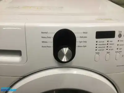 USED SAMSUNG FRONT LOAD WASHER AND ELECTRIC  STEAM DRYER SET ENERGY STAR HIGH EFFICIENCY