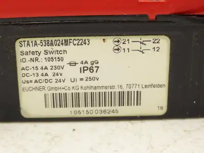 Used EUCHNER _UNKNOWN_ Relays & Switches Indiana US | Arrow Industrial #1408324