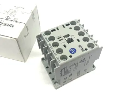 New | in-Stock Allen-Bradley Ser. B Miniature Contactor IEC Control Relay 4 N.O. Relays & Switches Michigan US | Maverick Industrial Sales #1391118