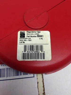 NEW Brady 65561
