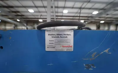 2015 ROSENTHAL HXBZ5AAACPLC Printing & Converting, sheeter | Mark One Machinery (7)