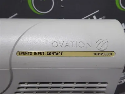Westinghouse Emerson 1C31233G34 Ovation Contact Events Input Module Used