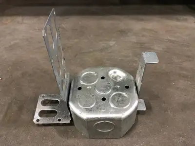Electrical Octagon Outlet Box w/ Side Bracket