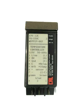 USED CAL-CONTROLS & AUTOMATION LIMITED 630.1JC TEMPERATURE CONTROLLER 6301JC