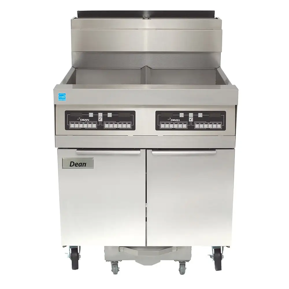 Dean SCFD260G Gas Fryer - (2) 75 Lb Vats, Floor Model, Liquid Propane