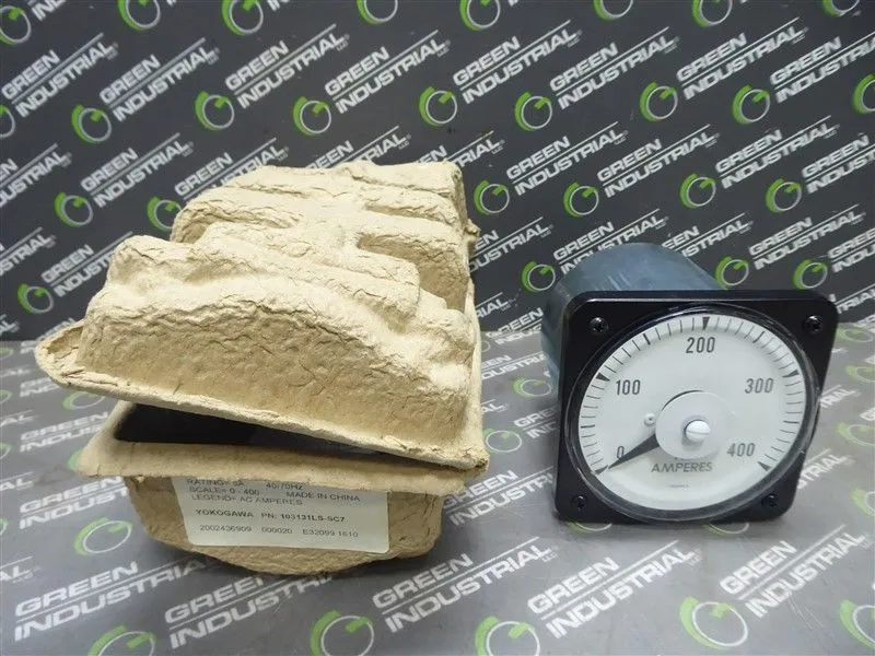 Yokogawa 103131LS-SC7 0-400 Amps AC Ammeter Panel Meter New NIB