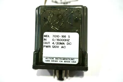 USED ACTION INSTRUMENTS 7010-166 RELAY 7010166