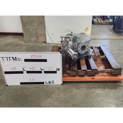 Used Reimelt GmbH 4" Single-channel Stainless Steel Tunnel Diverter Valve