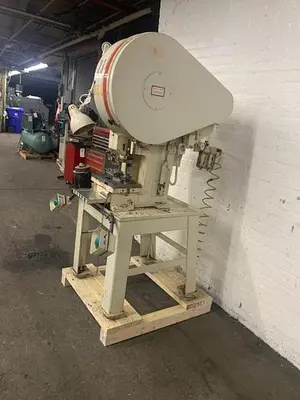 5914-230 Perkins Model 10-C 10 Ton OBI Punch Press, Air Trip Mechanical Clutch