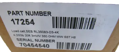 NEW RICE LAKE RL35083-D3-4K LOAD CELL RL35083D34K