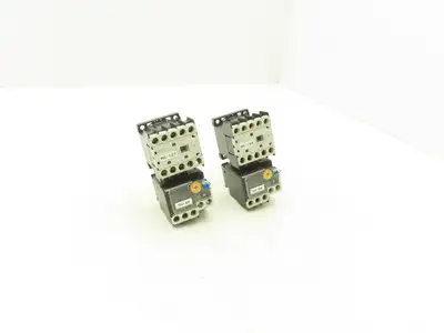 Fuji SK12L Motor Starter Contactor 5.5kW 600V & Overload .48-0.72A Lot of 2