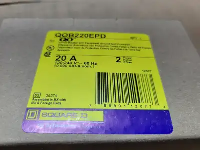 New | in-Stock SCHNEIDER QOB220EPD Switchgears British Columbia CA | Lenmark #1438273