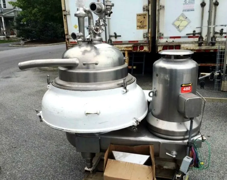 Westfalia SIH 10007 CIP quark separator, 316SS.