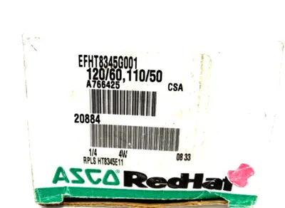 NEW ASCO EFHT8345G001 SOLENOID VALVE