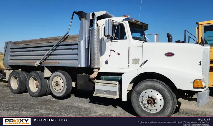 Used 1989 PETERBILT 377 Dump trucks Idaho US | Proxy Equipment #1377786