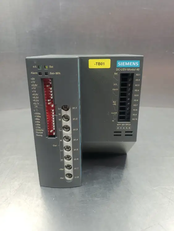 Used Siemens 6EP1931-2FC21 SITOP DC Module, 24V/40A Uninterruptible Power Supplies South Carolina US | Palmetto Automation #1161275