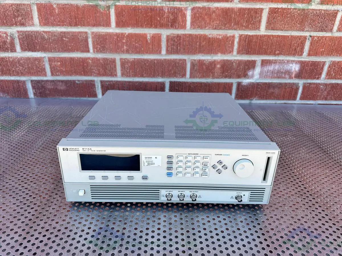Used HP HEWLETT PACKARD 8114A HIGH POWER PULSE GENERATOR 100V / 2A Pulse Generators California US | Equipment Lab #1302711