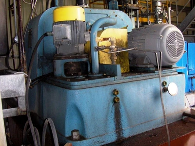 Escher-Wyss P-5 4-stage pusher centrifuge, 316SS.