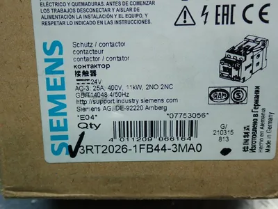NEW SIEMENS 3RT20261FB443MA0