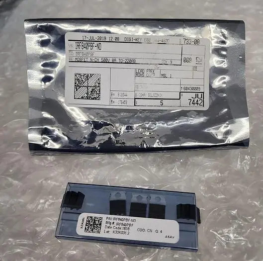 Used VISHAY IRF840PBF Semiconductor Parts California US | Advanced Capital Equipment Sales #425605