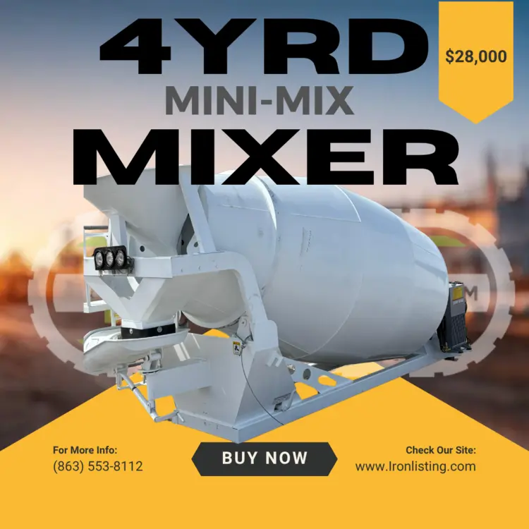 New | in-Stock 2026 Mini -Mix Concrete mixer Concrete Equipment (Miscellaneous) Pennsylvania US | Iron Listing #867858