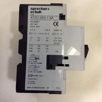 USED SPRECHER & SCHUH KTA7-25S-1.6A