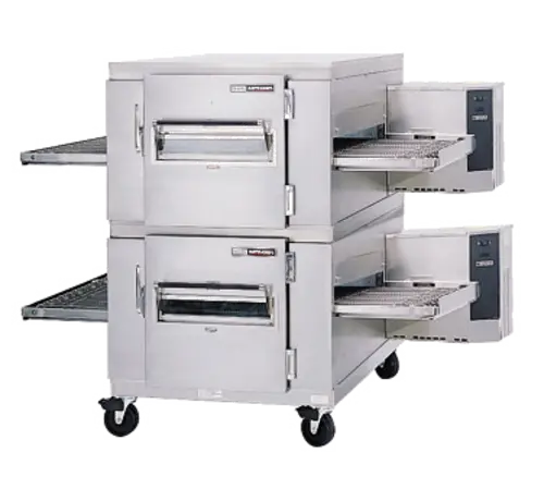 Lincoln 1400-2G 73" Gas Double Impinger Conveyor Oven - Natural Gas