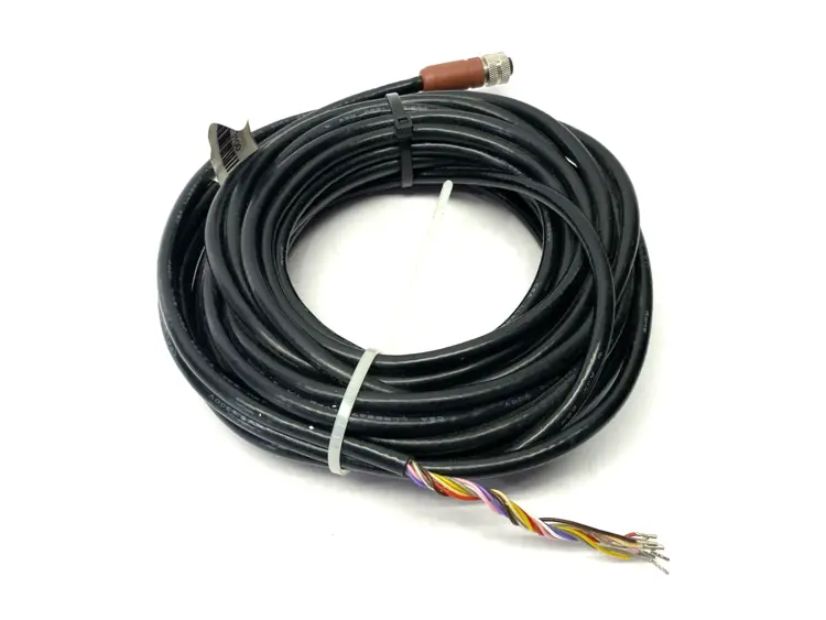 Used STI SINGLE ENDED CABLE M12 FEMALE 8-PIN TO OPEN LEADS 10M Cable & Wire Michigan US | Maverick Industrial Sales #1089025