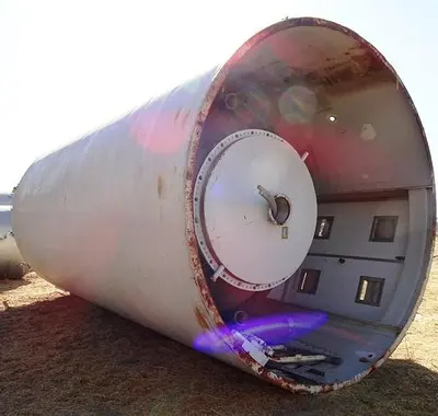 Silo, 1,750 CF, 12' X 15', Cone Bottom, Dust Collector, #S742417