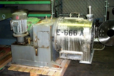 Siebtechnik Tema SHS 352 ZK pusher centrifuge, 316SS.