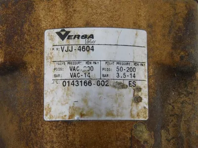 USED VERSA VALVES VJJ-4604